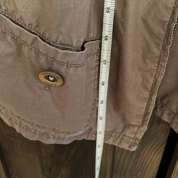 Michael Kors Cropped Olive Green Jacket - Picture 10 of 12